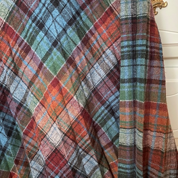 Sz S Vintage 70s Pleated Plaid Skirt - Picture 7 of 14